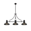 Jeremy Bar Ceiling Pendant Light - Matt Black