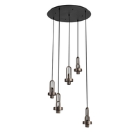 Jesse Ceiling Pendant Lamp Holder - Silver