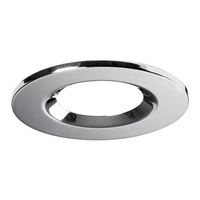 Knightsbridge Round Bezel for Downlights - Polished Chrome