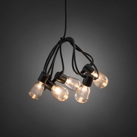 Konstsmide 19.75M LED Clear Oval Festoon Lights - 40 Lights