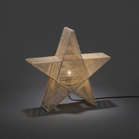 Konstsmide 40 Threaded Star Floor Lamp - Natural