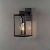 Konstsmide Carpi Outdoor Lantern Wall Light - Black