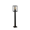 Konstsmide Carpi Outdoor Post Light - Black