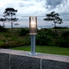 Konstsmide Raw Outdoor Pedestal Light - Galvanised Steel