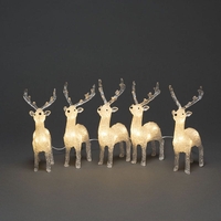 Konstsmide Reindeer LED String Lights - 5 Lights
