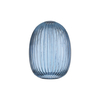 Kye Glass Ceiling Pendant Shade - Petrol Blue