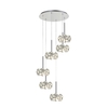 Kynlee 6 Light Cluster Ceiling Pendant - Polished Chrome