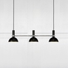 Larry 3 Light Bar Ceiling Pendant - Black