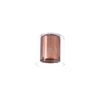 Leah Glass Ceiling Pendant Shade - Copper,  Clear