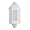 LED Half Lantern Outdoor Wall Light - White