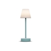 Lola Slim 30 Battery Operated LED Outdoor Table Lamp - Mint Green