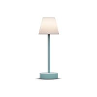 Lola Slim 30 Battery Operated LED Outdoor Table Lamp - Mint Green