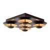 Lucide Amine LED Flush Ceiling Light - Rust Brown