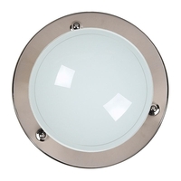 Lucide Basic Flush Ceiling Light - Gun Metal