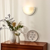 Lucide Basic Flush Wall Light - White