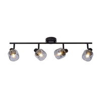 Lucide Bjorn 4 Light Ceiling Spotlight - Black