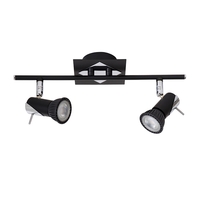 Lucide Brackx 2 Light Spotlight Bar - Black
