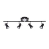 Lucide Brackx 4 Light Spotlight Bar - Black