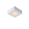 Lucide Brice 8W LED Square Flush Ceiling Light - White