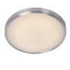 Lucide Casper LED Flush Ceiling Light - Satin Chrome