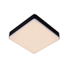 Lucide Ceres Square LED Flush Ceiling Light - Black