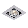 Lucide Chimney Square Adjustable Downlight - Satin Chrome