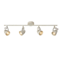 Lucide Cigal 4 Light Spotlight Bar - Antique White