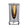 Lucide Dounia Glass Table Lamp - Black