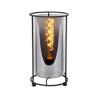 Lucide Dounia Glass Table Lamp - Black
