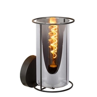 Lucide Dounia Glass Wall Light - Smoked