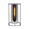 Lucide Dounia Large Glass Table Lamp - Smoked