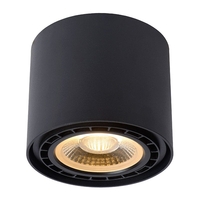 Lucide Fedler Round Ceiling Spotlight - Black