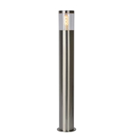 Lucide Fedor Outdoor Bollard Light - Satin Chrome