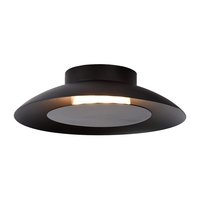 Lucide Foskal LED Flush Ceiling Light - Black