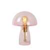 Lucide Fungo Glass Table Lamp - Pink
