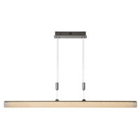 Lucide Granel LED Glass Rise and Fall Bar Pendant Light