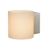 Lucide Jelte Glass LED Wall Light - Satin Chrome
