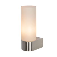 Lucide Jesse Glass Wall Light - Satin Chrome
