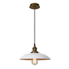 Lucide Large Bistro Ceiling Pendant Light - White