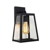 Lucide Large Matslot Outdoor Hanging Lantern Wall Light - Black