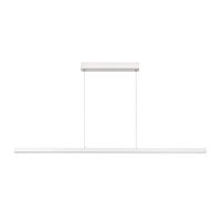 Lucide Large Sigma LED Bar Ceiling Pendant Light - White