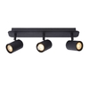 Lucide Lennert 3 Light LED Spotlight Plate - Black