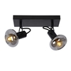 Lucide Madee 2 Light Glass Spotlight Plate - Black