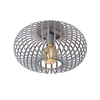 Lucide Manuela Flush Ceiling Light - Grey