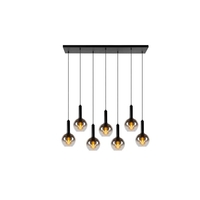 Lucide Marius 7 Light Bar Pendant - Black