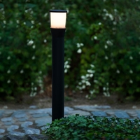 Lucide Ninke Outdoor Bollard Light - Black