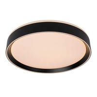 Lucide Nuria Medium LED Flush Ceiling Light - Black