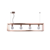Lucide Oris 4 Light Bar Ceiling Pendant - Copper