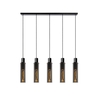 Lucide Orlando 5 Light Glass Bar Ceiling Pendant - Smoked