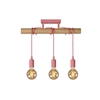Lucide Paulien 3 Light Bar Ceiling Pendant - Pink